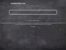 Tablet Screenshot of boulderbolder.com